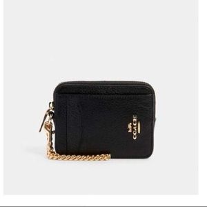 Coach zip card case